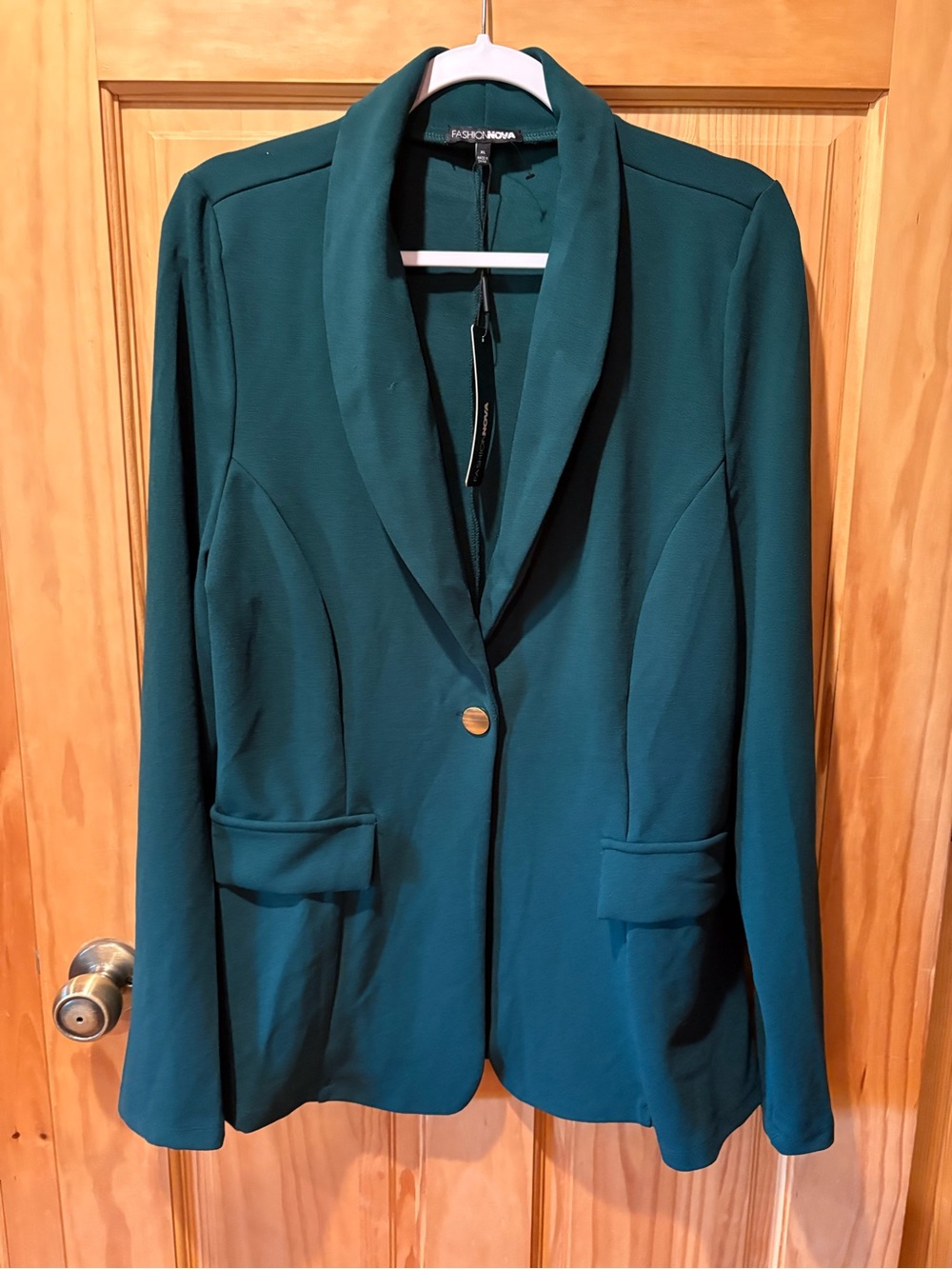 Fashion Nova The Celine Blazer dark hunter NWT women’s XL